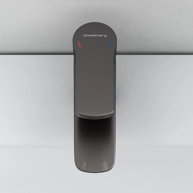 Смеситель для раковины Abelsberg Lineara UNF23508GM цвет Космическая сталь