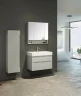 Зеркальный шкаф Orka Malta 80 3001303 Кашемировый матовый МДФ / ЛДСП, стекло