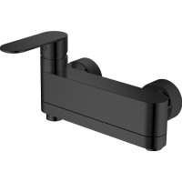 Смеситель для ванны Haiba HB61590-7 Черный матовый латунь на стену