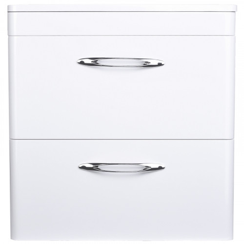 Тумба под раковину Style Line Каре 60 СС-00002268 Люкс Plus подвесная Белый МДФ / ЛДСП