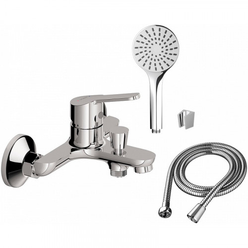 Смеситель для ванны Dorff Norma D1010008 Хром латунь на стену