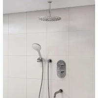 Душевая система WasserKRAFT Berkel A174868 Thermo с термостатом Хром латунь на стену