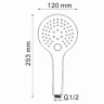 Душевая система WasserKRAFT Berkel A174868 Thermo с термостатом Хром латунь на стену