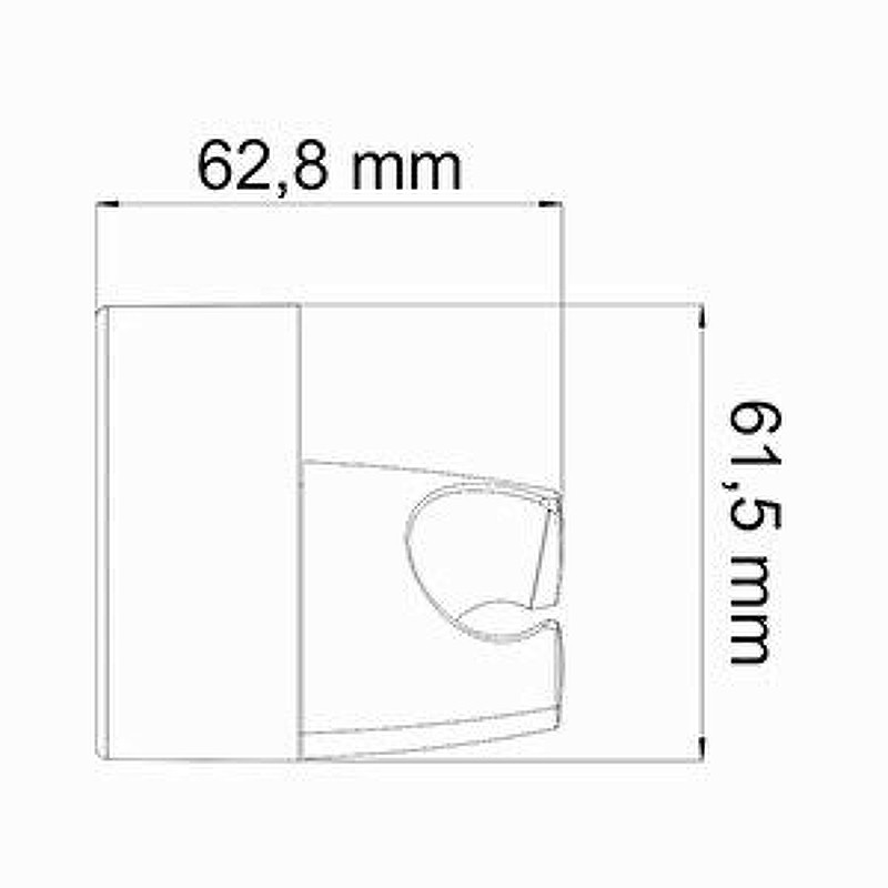 Душевая система WasserKRAFT Berkel A174868 Thermo с термостатом Хром латунь на стену