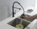 Смеситель для кухни Aquatek Европа AQ1387MB Черный матовый латунь