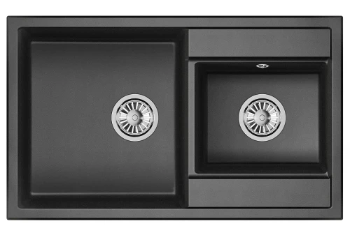 Кухонная мойка Granula 82 8201 цвет Черный