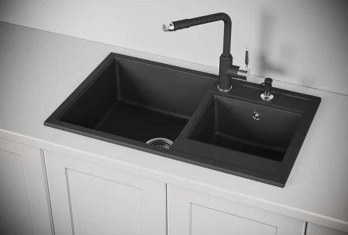Кухонная мойка Granula 82 8201 цвет Черный