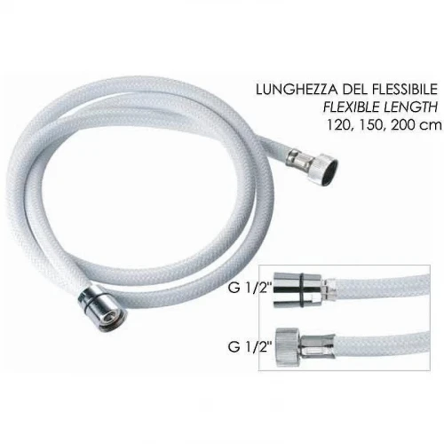 Душевой шланг Remer 332CNNB120 Белый матовый