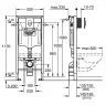 Комплект унитаза с инсталляцией Grohe Rapid SL 39184001 цвет Белый с сиденьем Микролифт и клавишей смыва цвет Хром