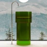 Раковина Abber Kristall 45 AT2701Emerald Зеленая полиэфирная смола напольный