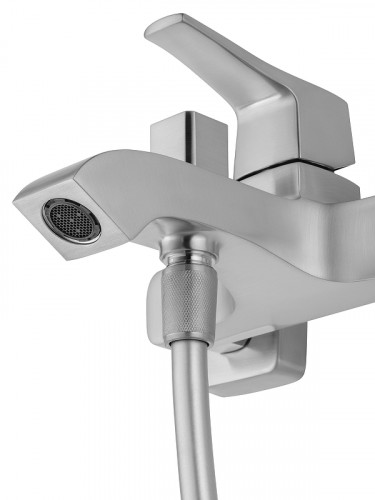 Смеситель для ванны Wonzon &amp; Woghand Flex WW-88037072-BN цвет Брашированный никель