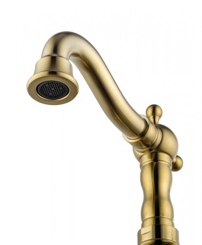 Смеситель для раковины Wonzon &amp; Woghand Retro WW-88139020-BG цвет Брашированное золото
