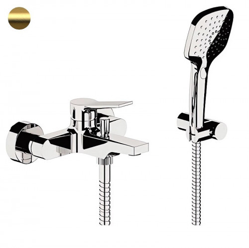 Смеситель для ванны Remer Slash Dot SL02BG цвет Золото брашированное