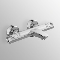 Смеситель для ванны Ideal Standard Ceratherm T50 A7223AA с термостатом Хром латунь на стену