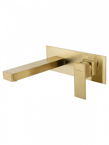 Смеситель для раковины Wonzon & Woghand Cube WW-88869016-BG цвет Брашированное золото