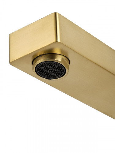 Смеситель для раковины Wonzon & Woghand Cube WW-88869016-BG цвет Брашированное золото