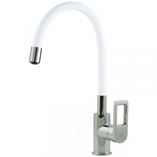 Смеситель для кухни Rossinka Z35-35U-White Хром Белый