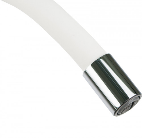 Смеситель для кухни Rossinka Z35-35U-White Хром Белый