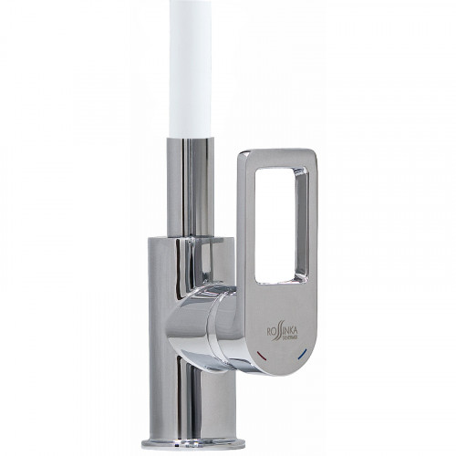 Смеситель для кухни Rossinka Z35-35U-White Хром Белый