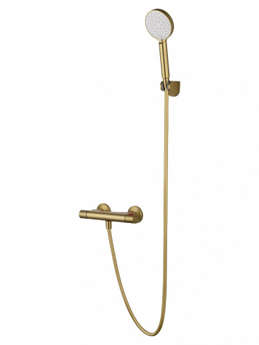 Смеситель для душа Wonzon &amp; Woghand Inn WW-B2005-A-BG с термостатом цвет Брашированное золото