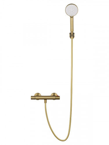 Смеситель для душа Wonzon &amp; Woghand Inn WW-B2005-A-BG с термостатом цвет Брашированное золото