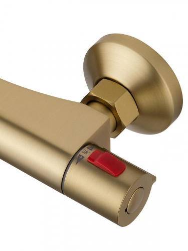 Смеситель для душа Wonzon &amp; Woghand Inn WW-B2005-A-BG с термостатом цвет Брашированное золото