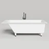 Ванна из искусственного камня Salini Cascata Kit 170х75 104313G Белая глянцевая