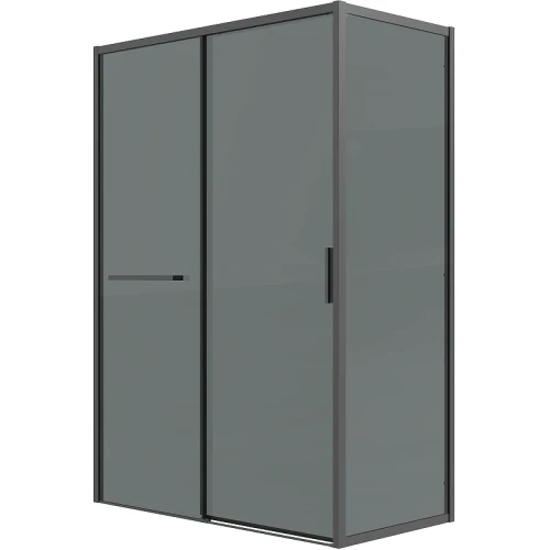 Душевой уголок Grossman Style 100х90 120.K33.05.1090.21.10 профиль Черный матовый стекло тонированное