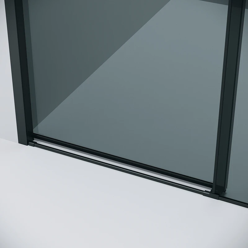 Душевой уголок Grossman Style 100х90 120.K33.05.1090.21.10 профиль Черный матовый стекло тонированное