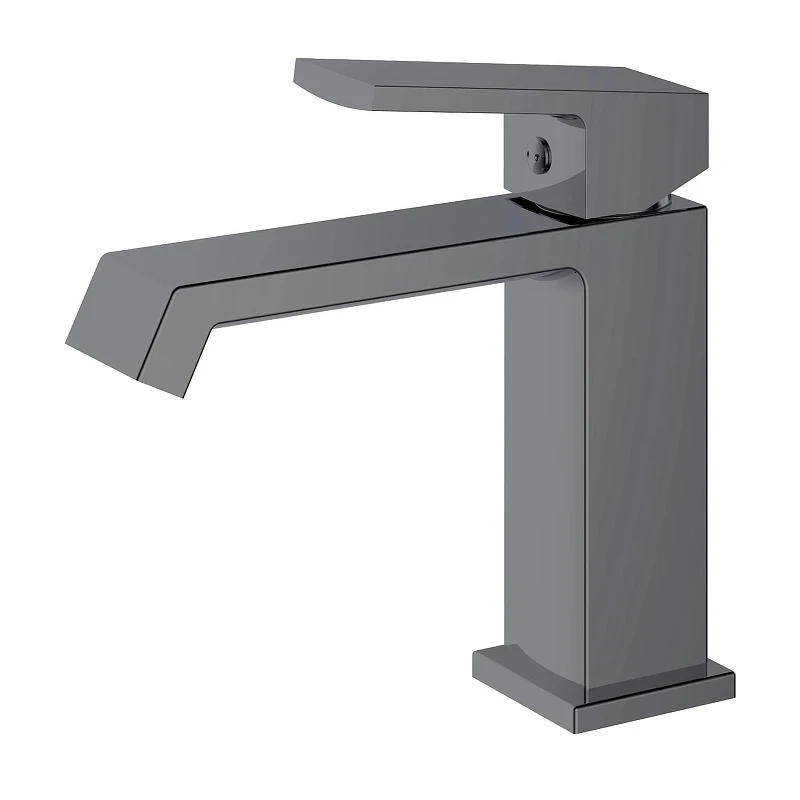 Смеситель для раковины Haiba HB10575-3 цвет Оружейная сталь