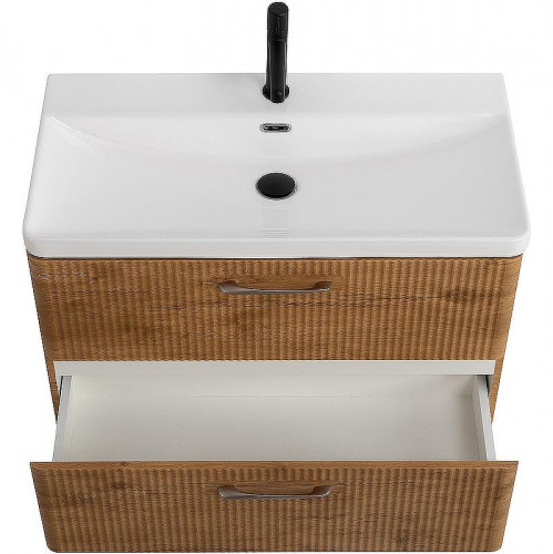 Тумба под раковину BelBagno Due 80 DUE-800-2C-SO-RN-P подвесная Rovere Nature