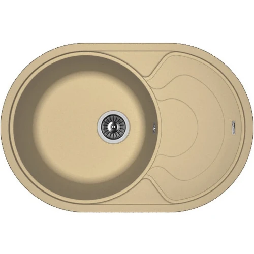 Кухонная мойка Florentina Родос-760 20.140.D0760.306 Капучино искусственный камень (литьевой мрамор) встраиваемый