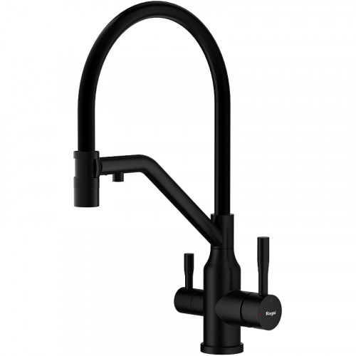 Смеситель для кухни Raglo R81.62.06 Черный матовый латунь