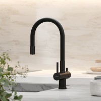 Смеситель для кухни Sancos Lucia SC4004MB Черный матовый латунь