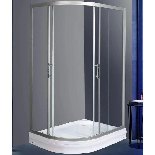 Душевой уголок WeltWasser WW500 С 120x90 R 10000013853 профиль Хром стекло прозрачное