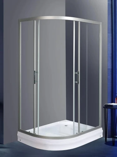 Душевой уголок WeltWasser WW500 С 120x90 R 10000013853 профиль Хром стекло прозрачное