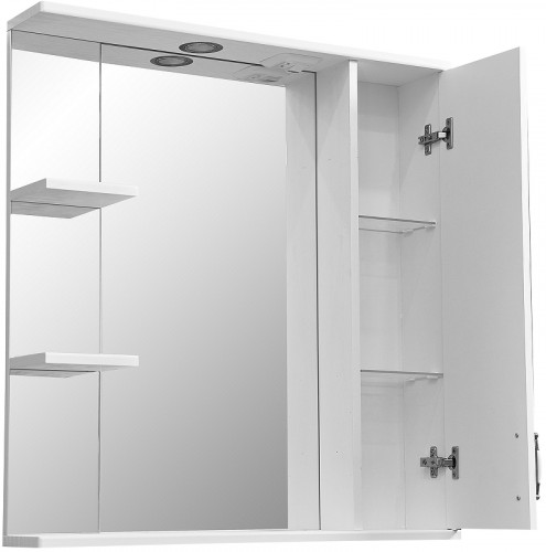 Зеркало со шкафом Stella Polar Кармела 75 SP-00000185 Ольха белая