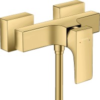 Смеситель для душа Hansgrohe Metropol 32560990 Полированное золото латунь на стену однорычажный