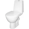 Унитаз-компакт Sanita Марс WC.CC/Mars/2-DM.Rim/WHT.G/S1 с бачком и сиденьем Микролифт