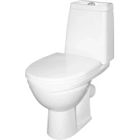 Унитаз-компакт Sanita Марс WC.CC/Mars/2-DM.Rim/WHT.G/S1 с бачком и сиденьем Микролифт