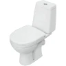Унитаз-компакт Sanita Марс WC.CC/Mars/2-DM.Rim/WHT.G/S1 с бачком и сиденьем Микролифт