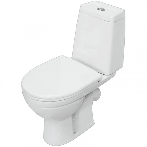 Унитаз-компакт Sanita Марс WC.CC/Mars/2-DM.Rim/WHT.G/S1 с бачком и сиденьем Микролифт