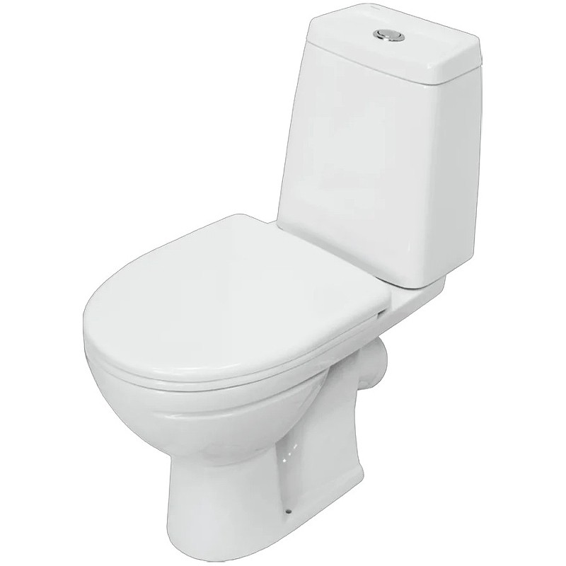 Унитаз-компакт Sanita Марс WC.CC/Mars/2-DM.Rim/WHT.G/S1 с бачком и сиденьем Микролифт