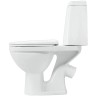 Унитаз-компакт Sanita Марс WC.CC/Mars/2-DM.Rim/WHT.G/S1 с бачком и сиденьем Микролифт