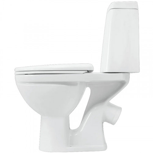 Унитаз-компакт Sanita Марс WC.CC/Mars/2-DM.Rim/WHT.G/S1 с бачком и сиденьем Микролифт