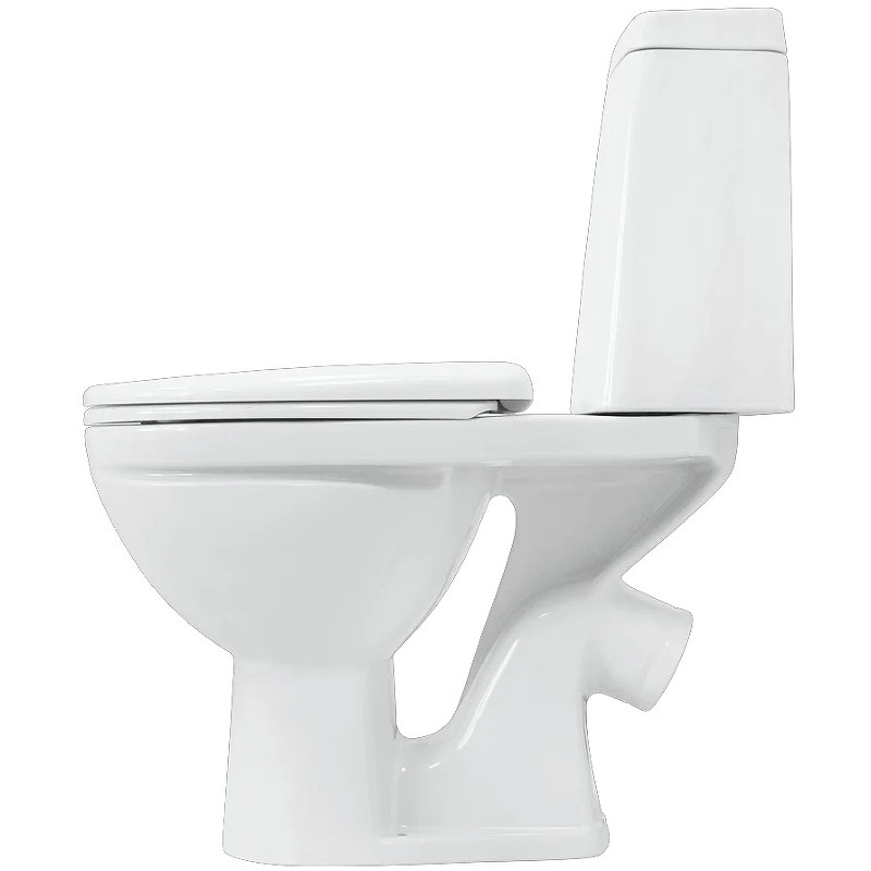 Унитаз-компакт Sanita Марс WC.CC/Mars/2-DM.Rim/WHT.G/S1 с бачком и сиденьем Микролифт