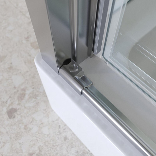 Душевой уголок BelBagno Marino 2 130x100 MARINO-2-AH-1-130/100-C-Cr профиль Хром стекло прозрачное