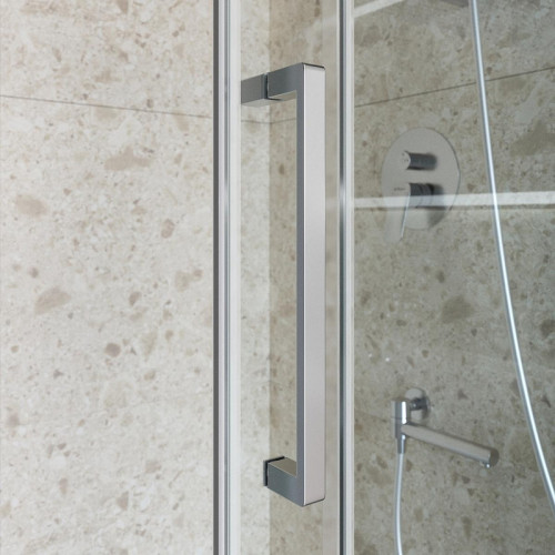 Душевой уголок BelBagno Marino 2 130x100 MARINO-2-AH-1-130/100-C-Cr профиль Хром стекло прозрачное