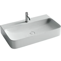 Раковина Ceramicanova Aura 82 CN2006 Белая фарфор подвесная