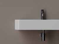 Раковина Ceramicanova Aura 82 CN2006 Белая фарфор подвесная